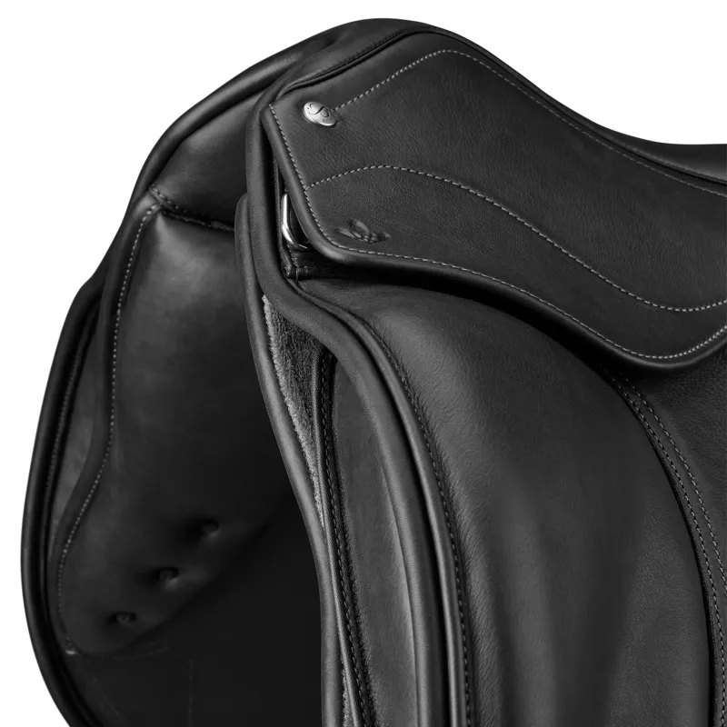 Bates Isabell Icon Classic Dressage Saddle - Black-2